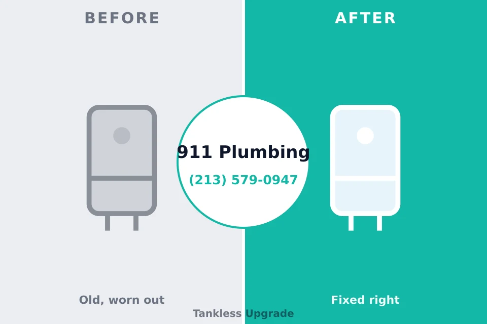 Before and after: plumbing repair Donalsonville, GA